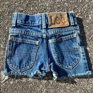 Lee Blue Denim Kids Shorts